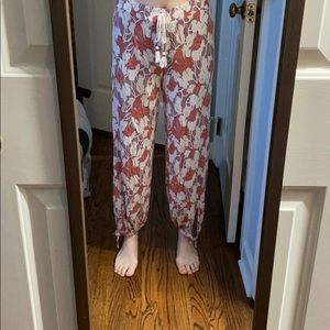 soft patterned pants